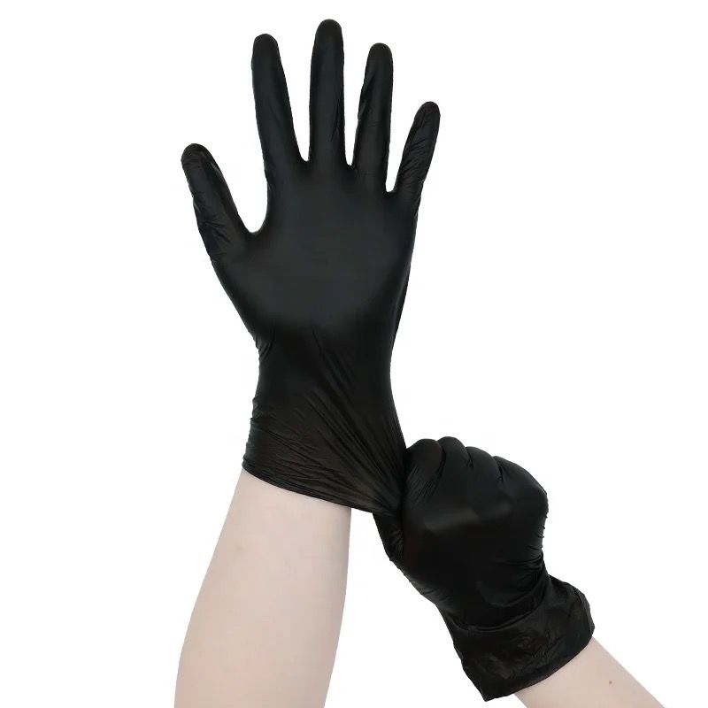 NITRILE Gloves Powder Free 10x100ct BLACK L