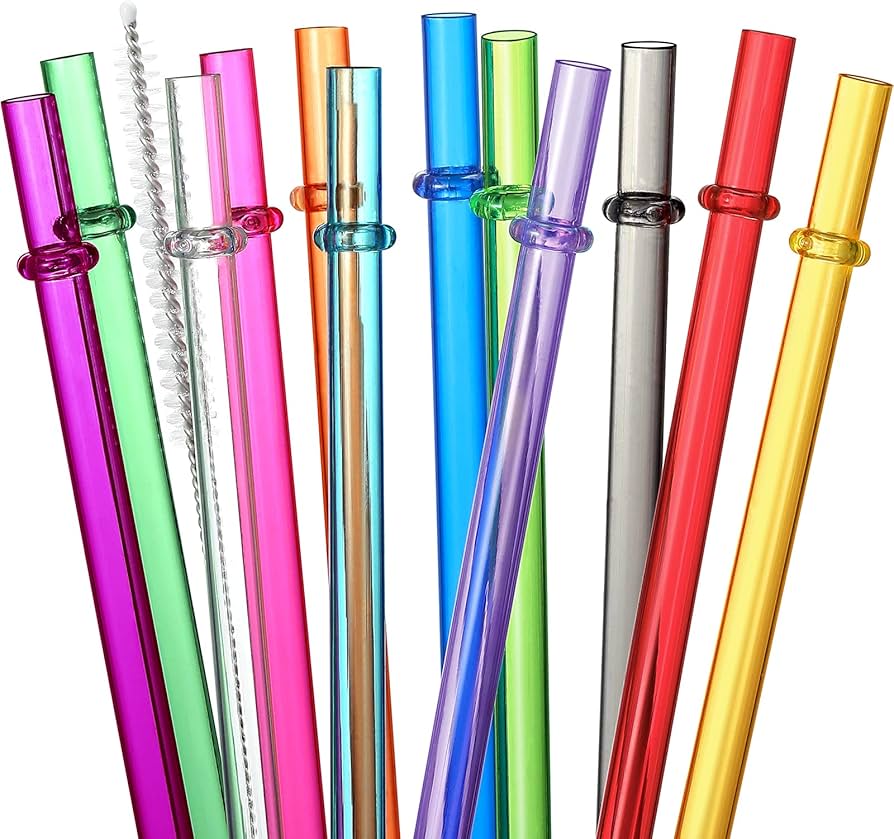 Y2K plastic Straws 7 3/4 24pack