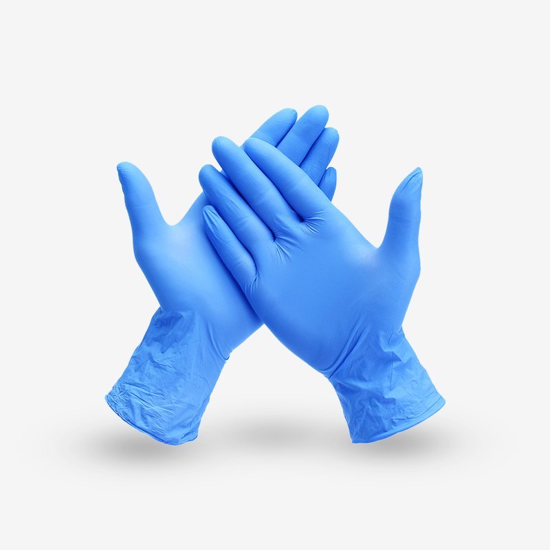 Nitrile hand gloves10/100 BLUE SMALL