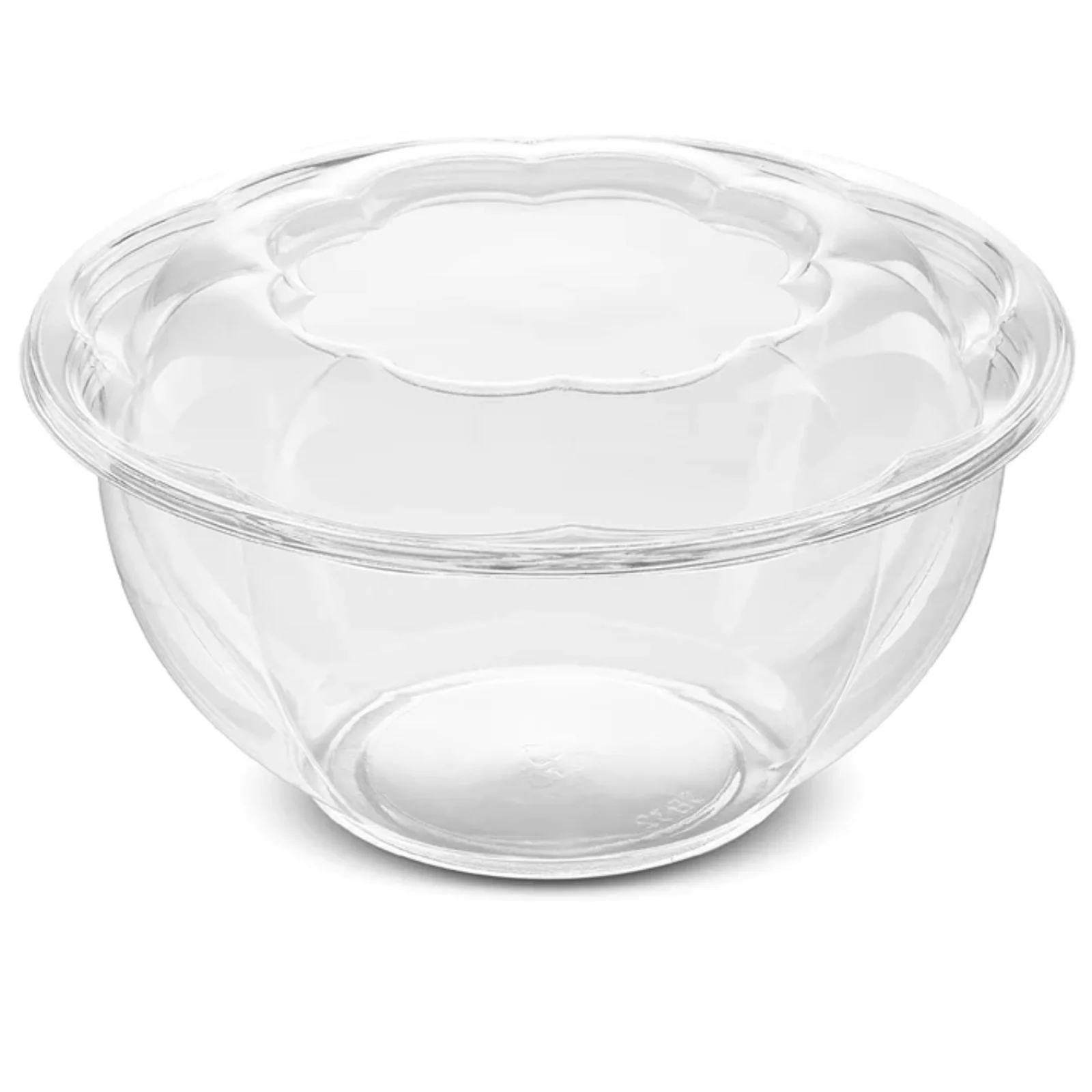 32oz plastic Rose Bowl w/lid 7in Dia150 WS-32RB