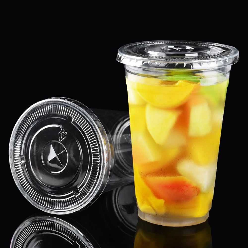 White Caps For Clear Juice Bottle 250