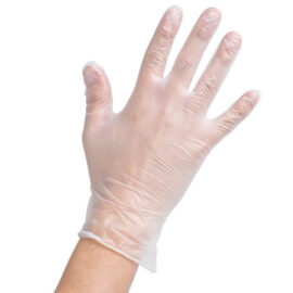 LATEX hand gloves powder free 10/100 MEDIUM