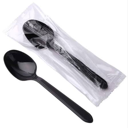 Spoons Individually Wrapped CY9974 HEAVY DUTY BLK