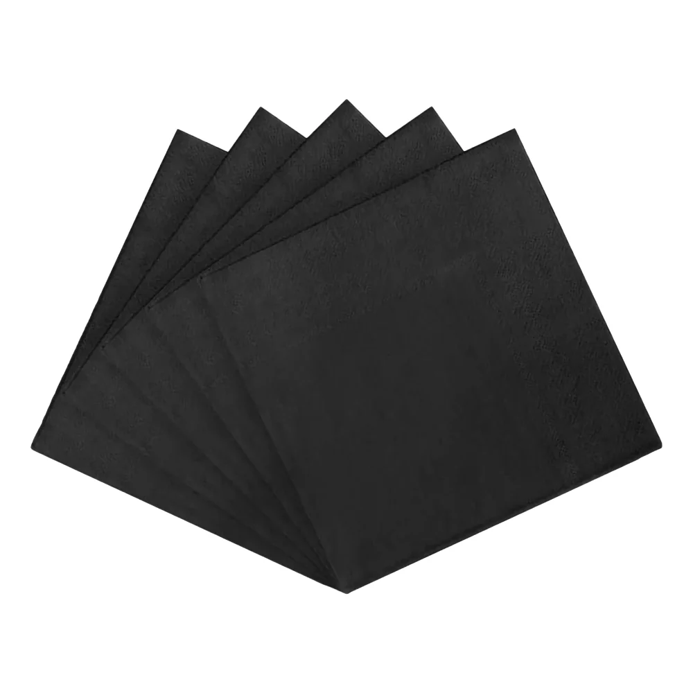 Bar /Beverage Napkin  BLACK    1/4/250