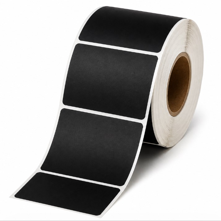 1837-B   73 MM BLACK  Striker Label 12 RLS