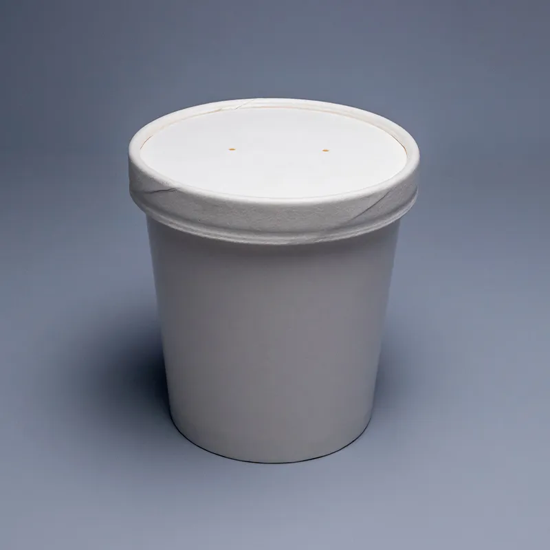Paper Soup Container    PAPER  Lid     500