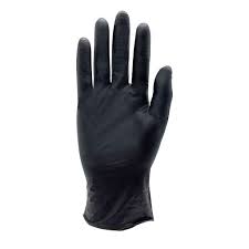 NITRILE Gloves Powder Free 10x100ct BLACK XXL