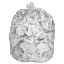 58XX   10lb CLEAR Garbage bag BOX
