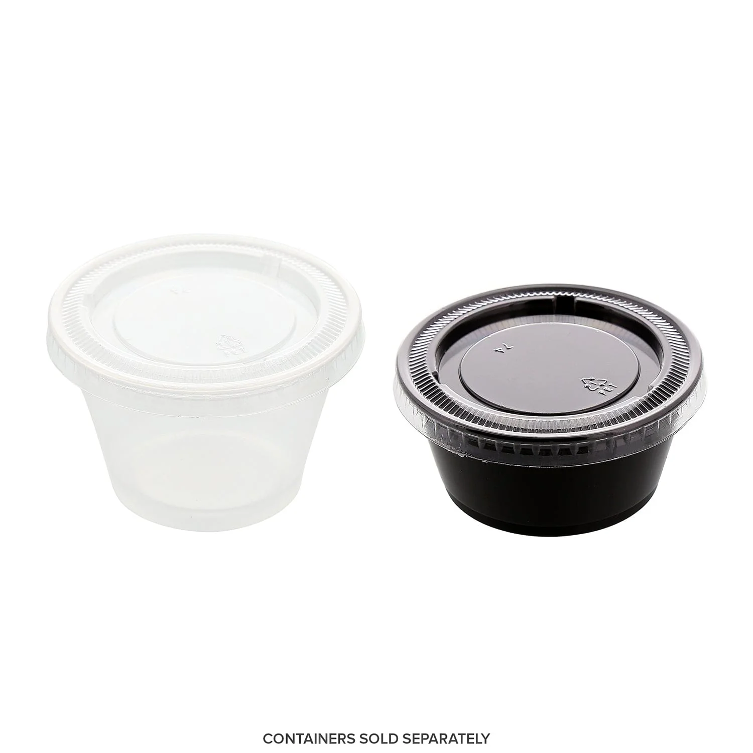 PL3.5 /4/5.5 4oz CLEAR LIDS 2000