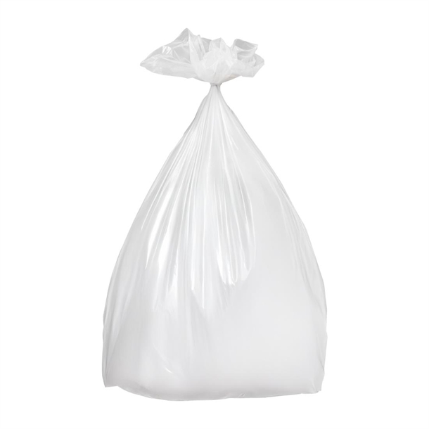 46 Heavy Duty Clear Garbage Bags 17LB