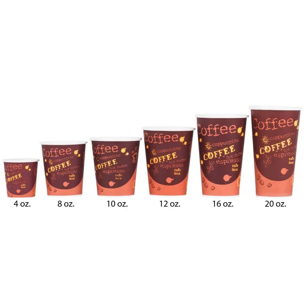 Hot Paper Cup LID FIT for 10,12,16,20oz FAMOUS