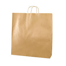 Large Brown Handle Bag 13*7*17 Thank YOU