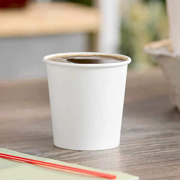 4oz Hot Paper Cup20/50ct WHITE