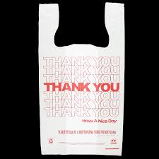 1/6 RED THANK YOU PLASTIC BAG AL AQSA LOGO 400