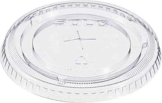 9oz 12oz Squat Clear LID 662LID FLATE LID